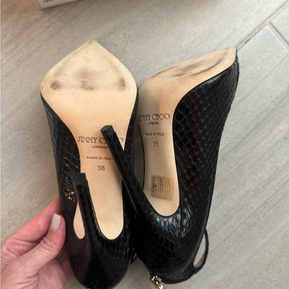 Jimmy CHOO black stilletos size 38 - Picture 8 of 10